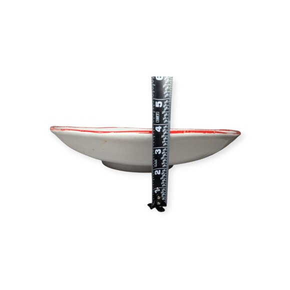 Cristina Fortini Italian Large Artisan Non-Uniform Rooster Serving Round Platter - Picture 8 of 11